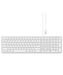 Satechi Aluminum Usb Wired Keyboard Silver