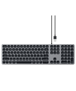Satechi Aluminum Usb Wired Keyboard Space Gray