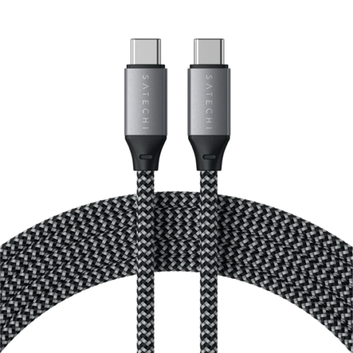 Satechi Usb C To Usb C 100w Charging Cable Space Gray