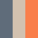 Orange/Beige