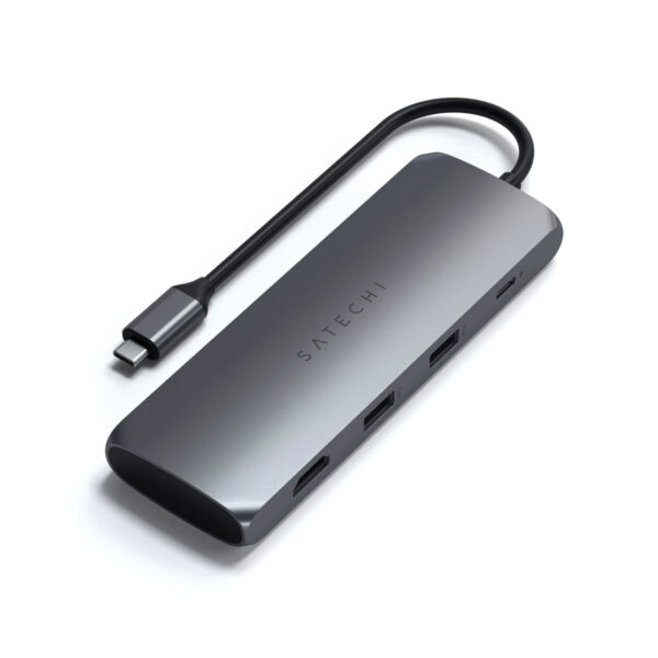 Satechi Usb C Hybrid Multiport Adapter Space Gray