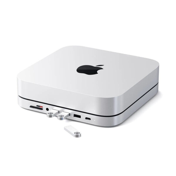 Satechi Type C Aluminum Stand & Hub For Mac Mini