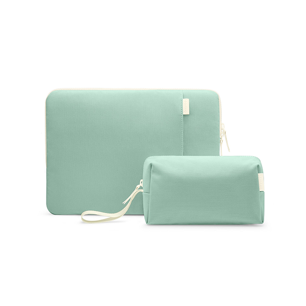 Tomtoc A23 Laptop Sleeve & Pouch Green 13 Inch