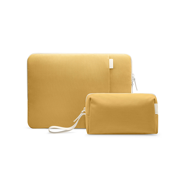 Tomtoc A23 Laptop Sleeve & Pouch Yellow 13 Inch