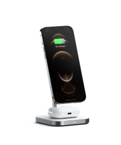 Satechi Aluminum 2 In 1 Magnetic Wireless Charging Stand