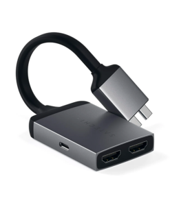 Satechi Type C Dual Hdmi Adapter Space Gray