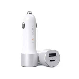 Satechi 72w Type C Pd Car Charger Adapter (silver)