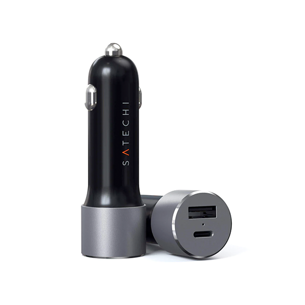 Satechi 72w Type C Pd Car Charger Adapter (space Gray)