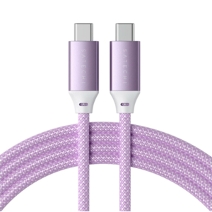 Satechi Usb C To Usb C 100w Charging Cable Purple