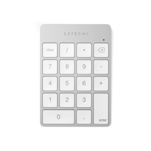 Satechi Aluminum Slim Rechargeable Bluetooth Keypad Silver